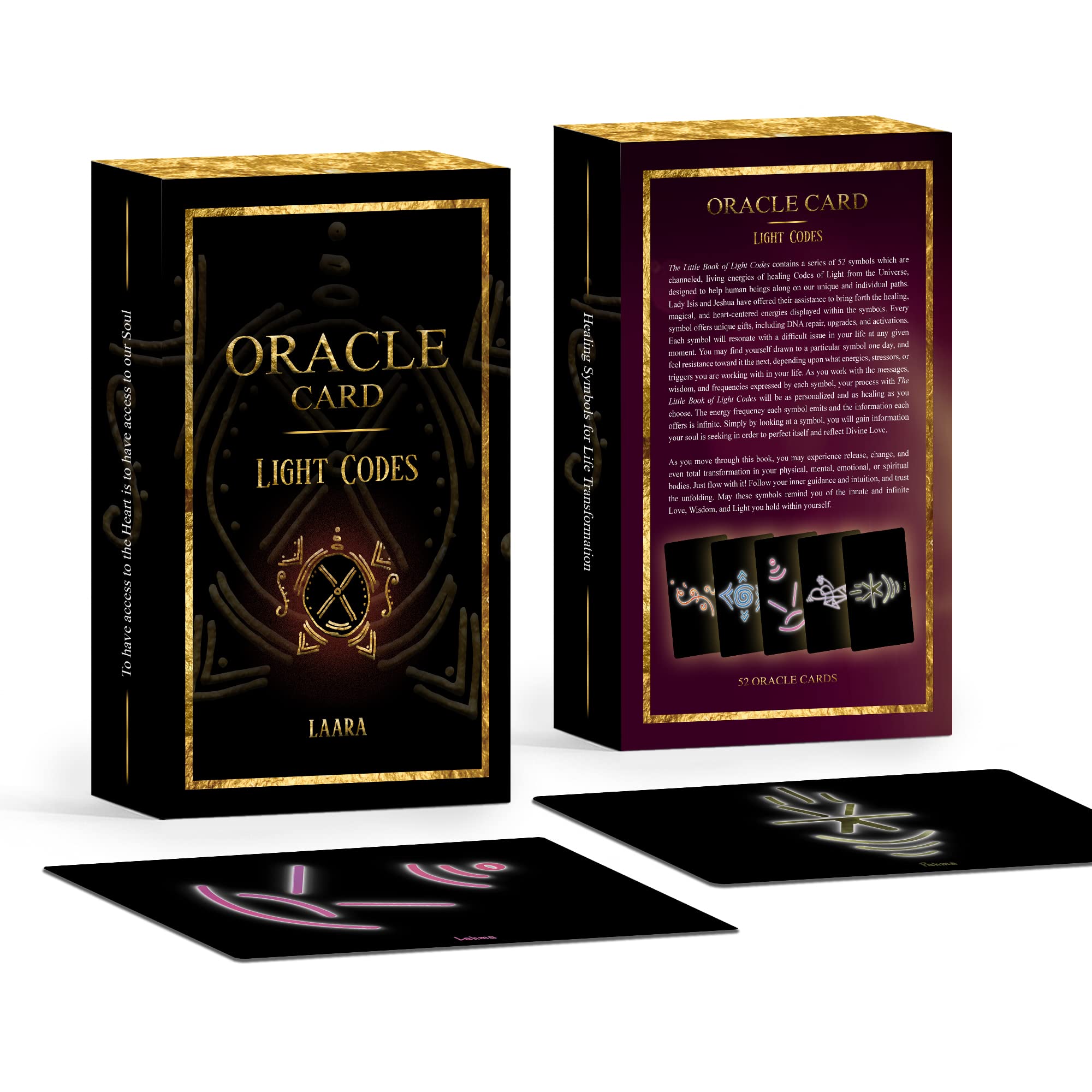 The Little Book of Light Codes Oracle Cards 2nd Edition
