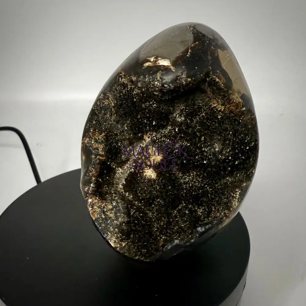 Septarian Druzy Dragon Egg UV Reactive